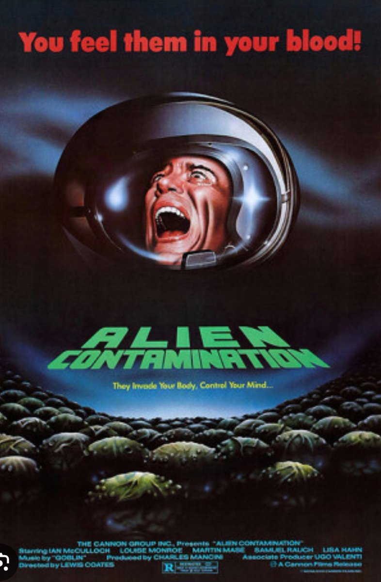 azamar1's tweet image. Para cerrar el día de ayer, me ví este otro tremendo clásico!! #AlienContamination  o "Contamination" de 1980, dirigida por Luigi Cozzi y música de "Goblin". Bien realizada a pesar del presupuesto y las locaciones espectaculares. Una muy bella #GiselaHahn. Imperdible #SciFi