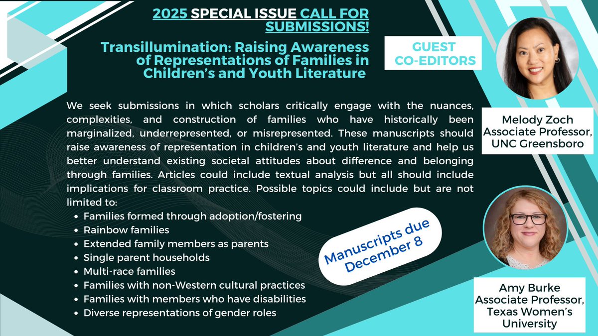 EngTchingPrCr's tweet photo. SPECIAL ISSUE - call for manuscripts due December 8. Please share widely! https://t.co/DJlXKO4l3o