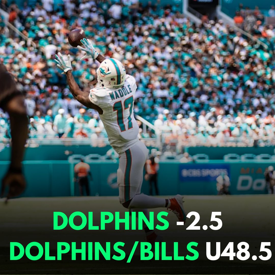 FadeThePlebs's tweet photo. Dolphins -2.5
Dolphins / Bills u48.5
#GoFins
#BillsMafia 
#BUFvsMIA https://t.co/S16ryWNW4e