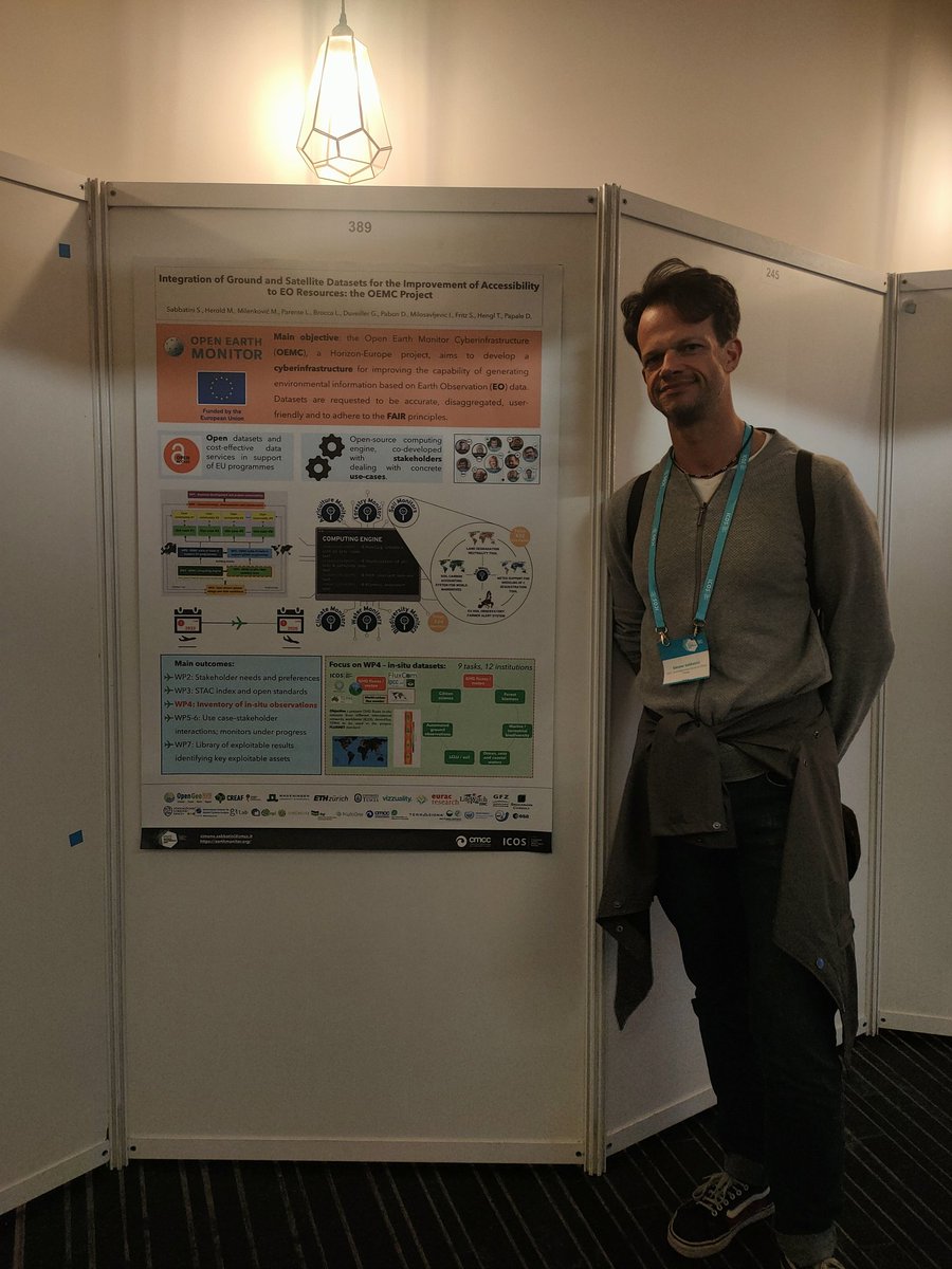 sabbas's tweet photo. The #ICOS2024SC has come to an end. Happy to have presented with 2 posters: an overview of the results of the labelling phase of ICOS ecosystem stations so far; and the @EarthMonitorOrg project and its in-situ WP4 led by @CmccClimate! https://t.co/5zBEmO02wL