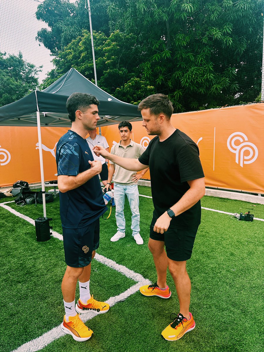Coming up for air after the busiest summer Boost Futbol has ever had. Here’s two of my favorite moments…

Mic’ing up Christian Pulisic on two separate projects! Two photos is enough to group them in an album on my phone right? 

📸:  Justin Amatucci &amp; <a href="/katlyn_stevens/">Katlyn Stevens</a>