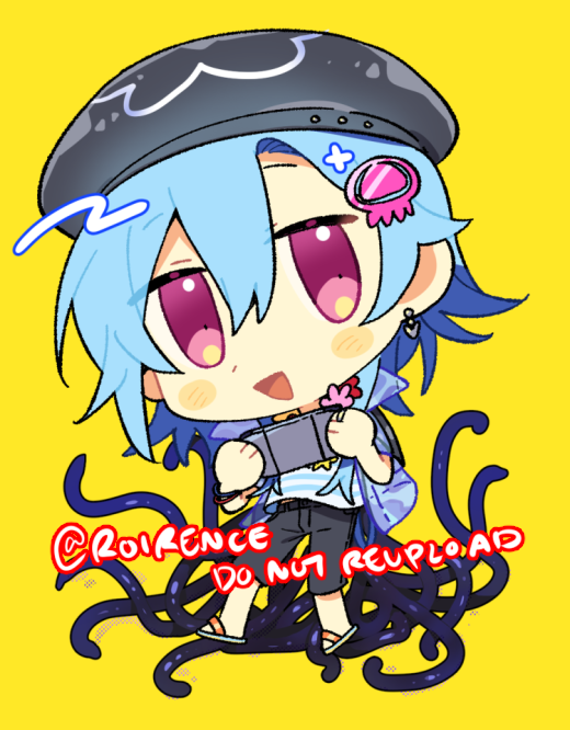 ミヅキ(アークナイツ) 「chibi commission 」|Roi@Sakura Con 2319のイラスト