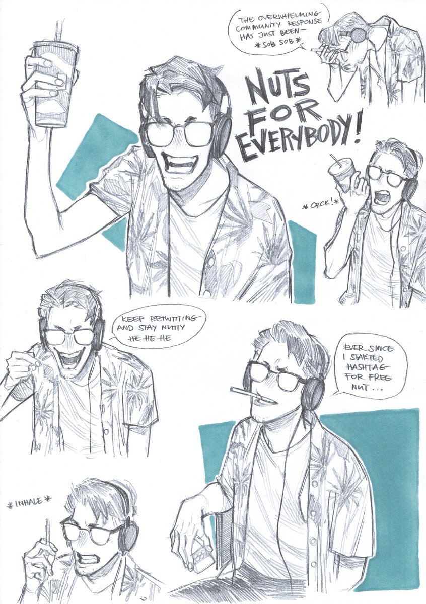 In 2020 I did a few sketches of <a href="/JamesLee03/">James Lee Animation</a> Loving his creativity!