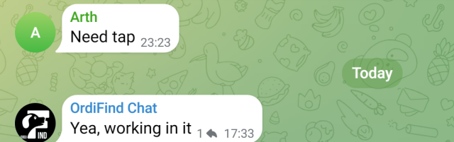 TapOnDoge_'s tweet photo. We will send #tapondoge $tap HARD
Marketplace listing @OrdiFind CONFIRMED
Big THANK YOU @lazodoge 🔥🔥🔥
#DOGE #ordifind #listing #taparmy @tap_protocol https://t.co/C1o3P7kWEp