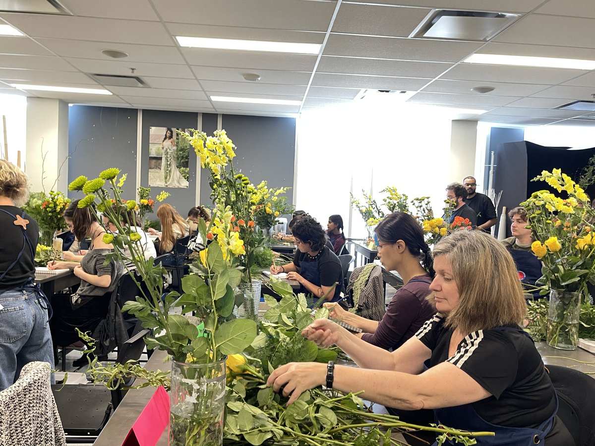 SenecaFashion's tweet photo. ✨ Floral Design in Action! 🌸

Our Floral Design (FDN) students are fully immersed in their creative journey! 🌷 Their passion shines through in every step. Stay tuned for their stunning final pieces! 😊

#floral  #floralinspiration #FloralArt https://t.co/iFk84uJlUA