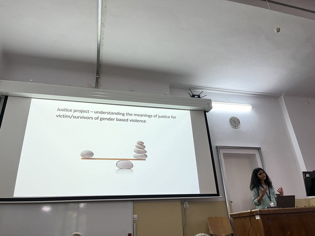 janelle_rabe's tweet photo. Happy to support and learn from the fantastic presentations of @CRiVADurham colleagues on  responses to children's disclosures of domestic abuse, pathways to support on child to parent violence and abuse, perspectives on justice, and policing and PSHE in schools #Eurocrim2024 https://t.co/BtNhDjysBM