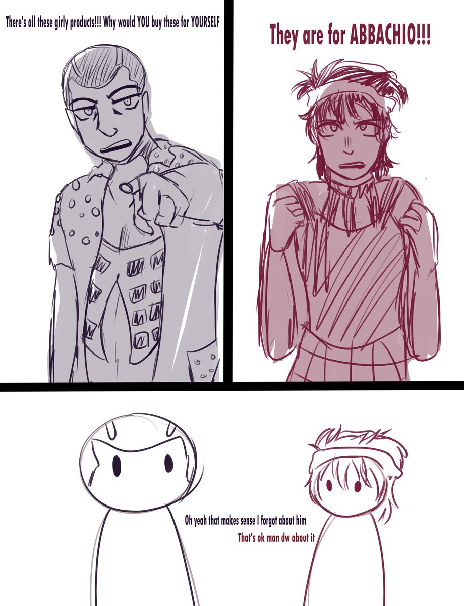 spreadonbread's tweet image. This is really dumb #ventoaureo #formaggio #narancia