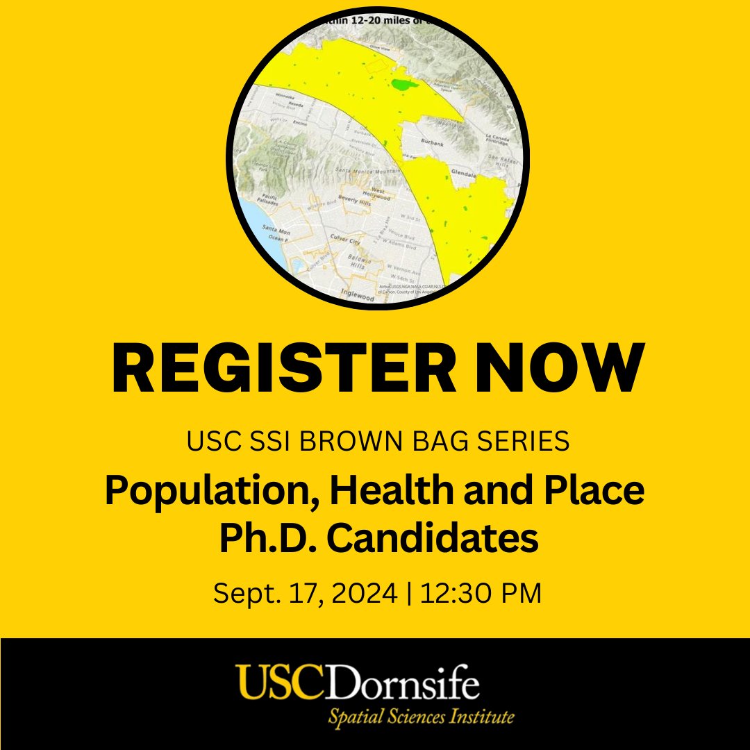 USC_SSI's tweet photo. Register for our upcoming #BrownBag!
Watch while Aviva Wolf-Jacobs & Shengjie Liu present their work on how #climate affects health.
π
9/17 | 12:30β1:30 PM (PST)
π AHF B57J & Zoom
π https://t.co/kXwJCithrC
#BrownBagPHP #USCEvents @USCDornsife https://t.co/SvFmE2M6wc