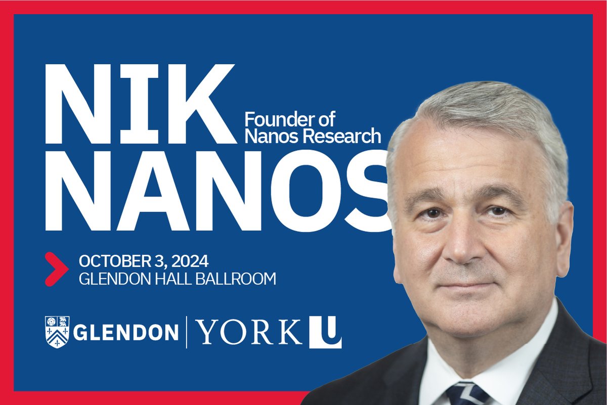 ✨ Rejoignez-nous le 3 octobre 2024, de 19h à 21h, pour la Conférence commémorative John W. Holmes à Glendon ! 🎓 Nous sommes ravis d’accueillir Nik Nanos, fondateur de Nanos Research, en tant qu’orateur principal 🗣️📊.
Ne manquez pas ça ! Inscrivez-vous: bit.ly/4gh1Ach