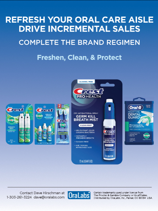oralabs's tweet photo. 🌟 Freshen, Clean, Protect! 🌟 Excited to showcase our latest OraLabs Oral Care products, developed with Procter &amp; Gamble, featured in the August 12 issue of Mass Market Retailer! ✨ #OraLabs #OralCare #FreshenUp https://t.co/14wJOjRYDo
