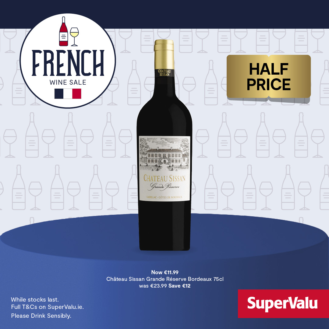 ✨ LIMITED OFFERS ✨ 
 
Checkout our French wine sale in store. 🍇🇫🇷 

🔞 Over 18s only. Please drink responsibly. Details in store &amp; online.  #GarveysSuperValu #Dingle