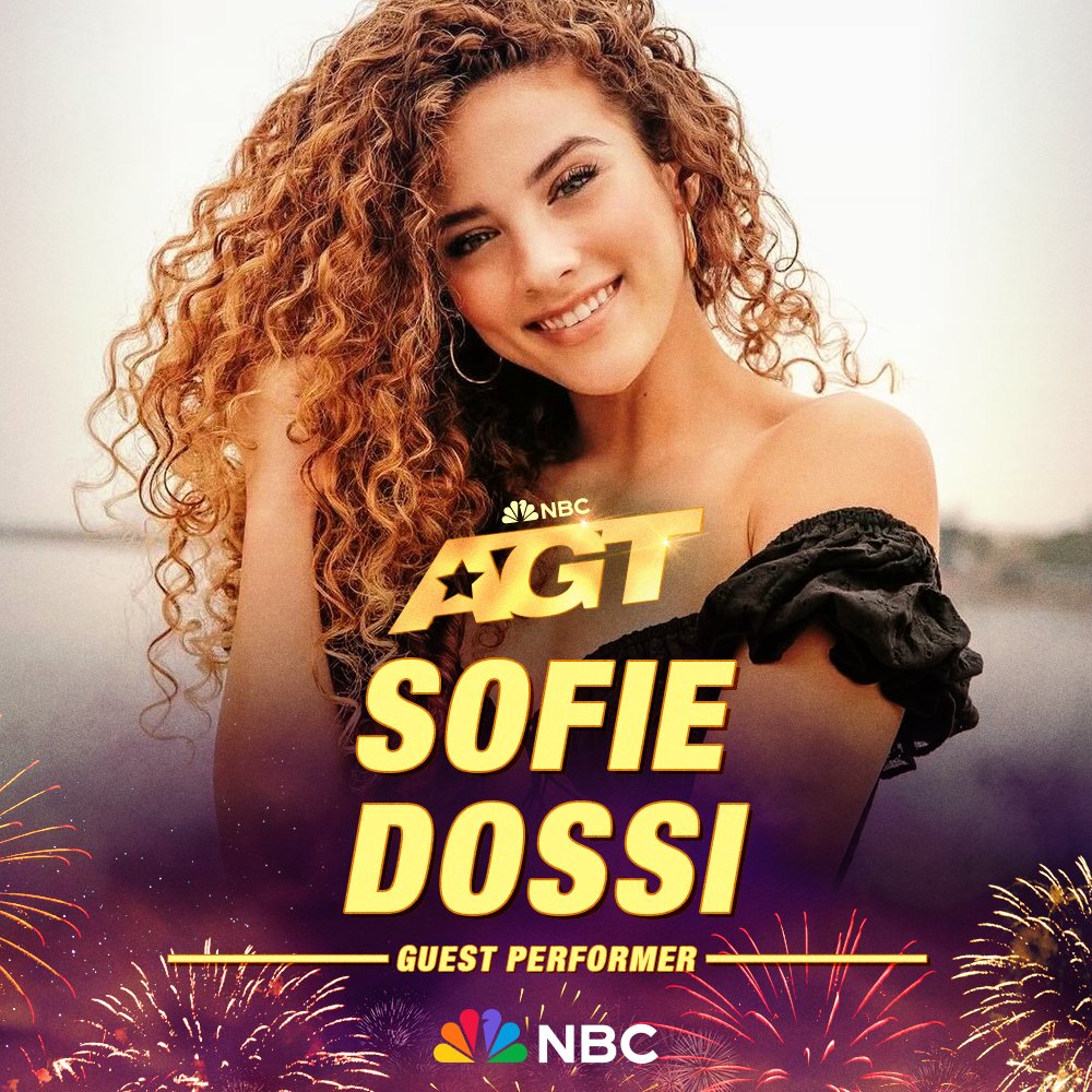AGT's tweet photo. when Sara James and @sofiedossi team up, you know it's going to be an iconic performance. 🤩 #AGT https://t.co/Jz0EBPTKu7