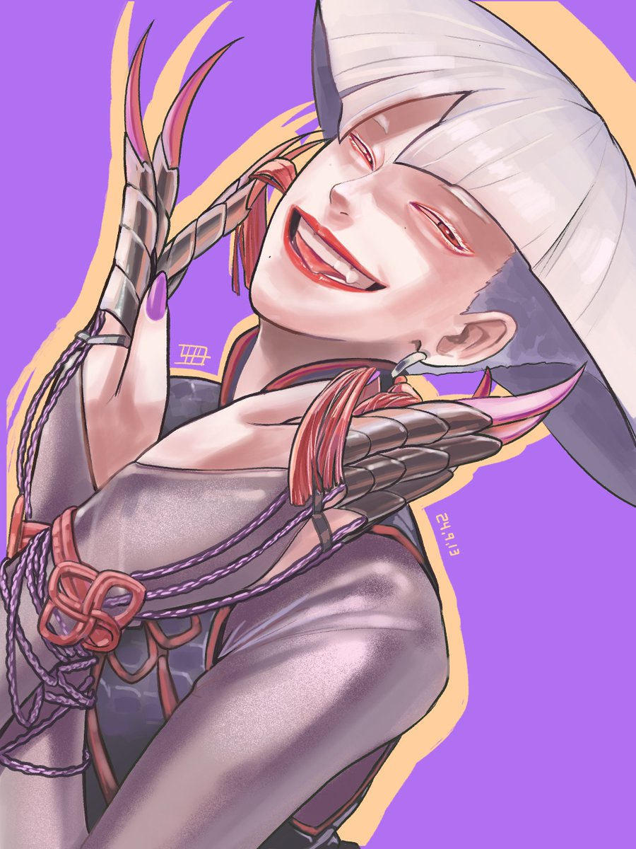 99isamman's tweet photo. 💅🐍☂️
#sf6 #StreetFighter #StreetFighter6 #aki  #fanart #digitalart #illustrationartists #illustrationart #sf6aki #art https://t.co/i8mzuDKeVq
