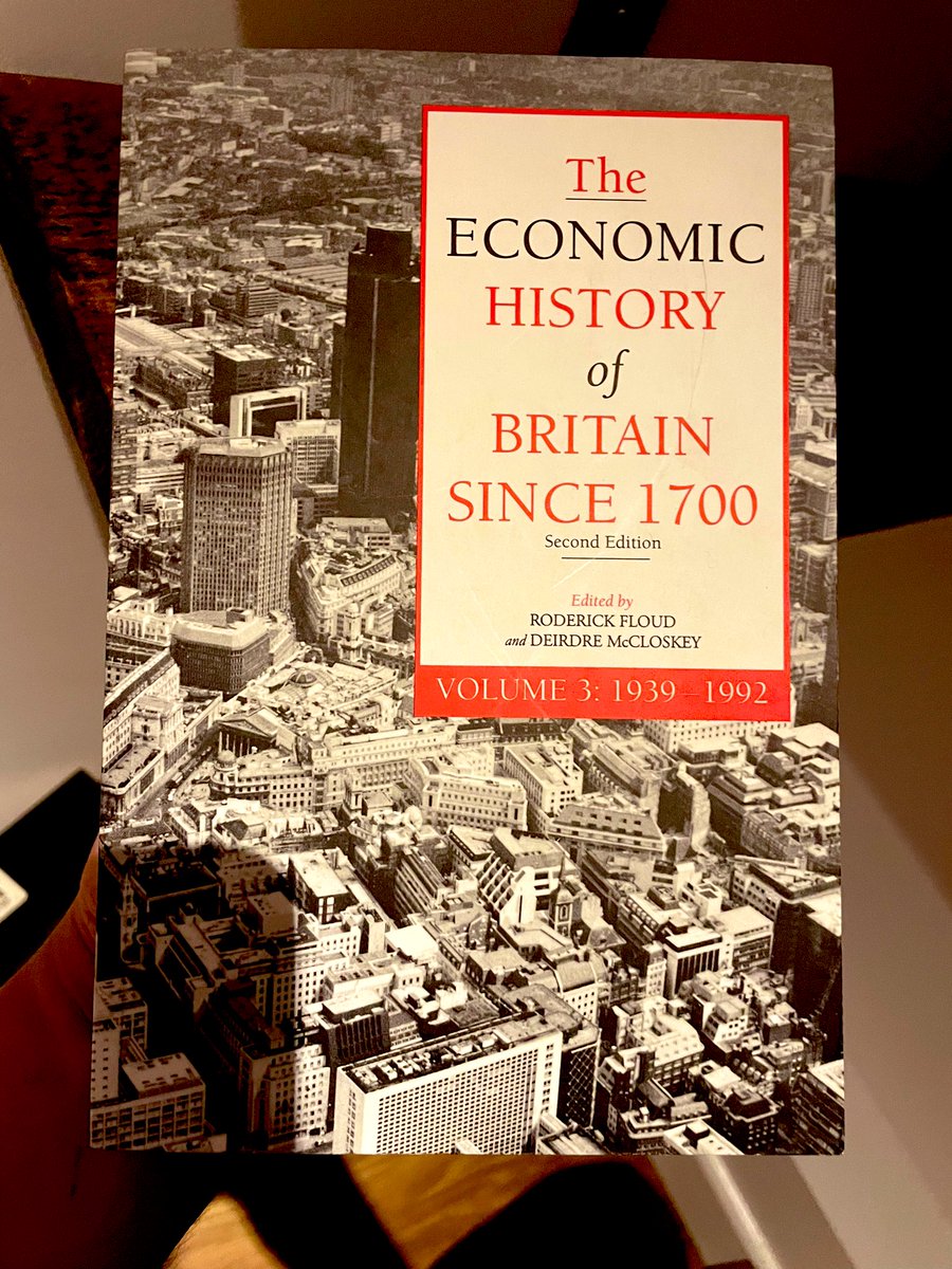 I’ve come to appreciate early McCloskey from the adolescent days of clio. This 1994 edited series with Floud is really good. (There’s also a two-volume one from 1981 which I haven’t read.)