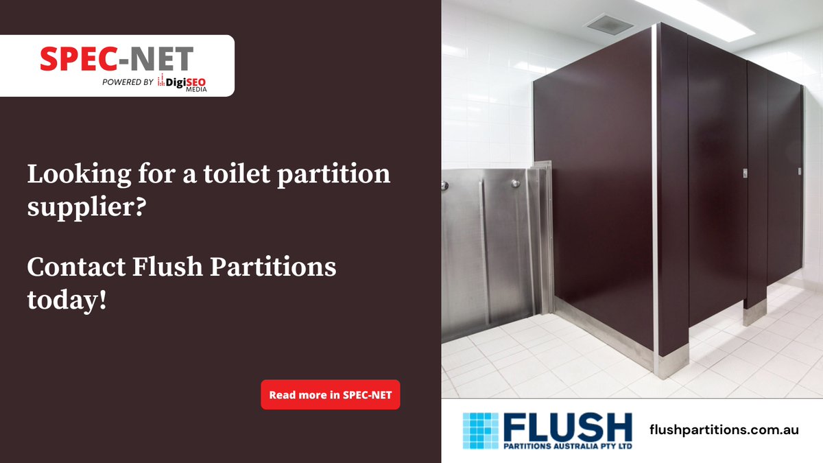 Toilet Partition Supplier by Flush Partitions (READ: zurl.co/UUBJ ) #Building #Design #Toilet #Partitions