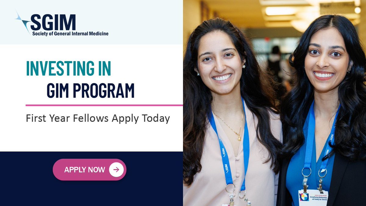 SocietyGIM's tweet photo. Great Opportunity for First-Year Fellows!
The Investing in GIM Membership Program is offering 65 FREE memberships designed to boost your career with exclusive resources and invaluable networking opportunities. This is your chance to gain the edge you need to advance your professional journey. Apply now and fast-track your career success! https://t.co/Ji2ZYFXxpn