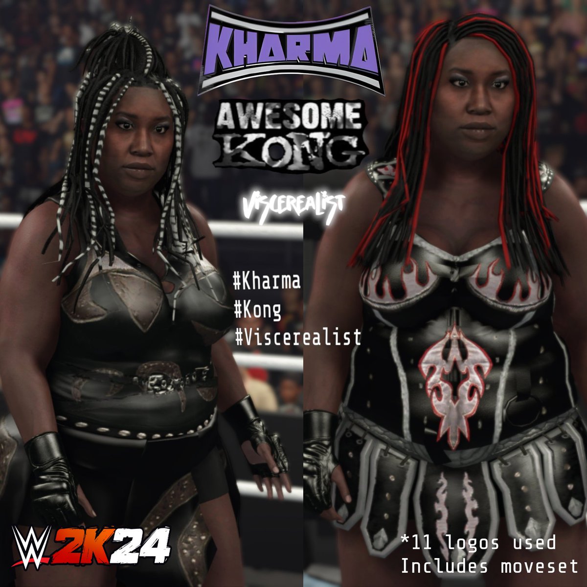 I'm glad I didn't give up on my dream
What a difference a year of creating makes 💜
#WWE2K24
