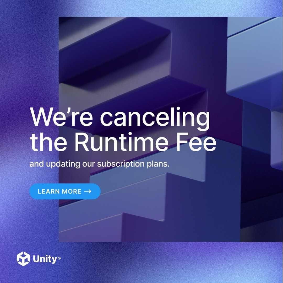 UnityAdventure's tweet image. 🎉 ¡Buenas noticias! #unity3d ha CANCELADO el cobro por instalaciones-Runtime Fee 🚫
Ahora los precios son:
- Unity Personal: ¡GRATIS! 💯 hasta que generes $200,000 💵.
- Unity Pro: Ahora con un incremento del 8%, quedando en $2,200 💵.
- Unity Enterprise: 25% de incremento.