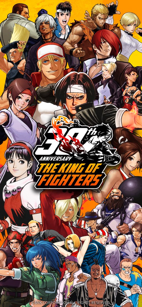KOFstudio_en's tweet photo. 🎊KOF 30th Anniversary Project Part 3🎊

Celebrate KOF’s 30th Anniversary with Exclusive Wallpapers! 📳💫

Download your special edition key art wallpapers:
👈️ 1170×2532px (for iPhone)
👉️ 1080×2160px (for Android)

#KOF30th #KOF https://t.co/P2HCioQLxJ