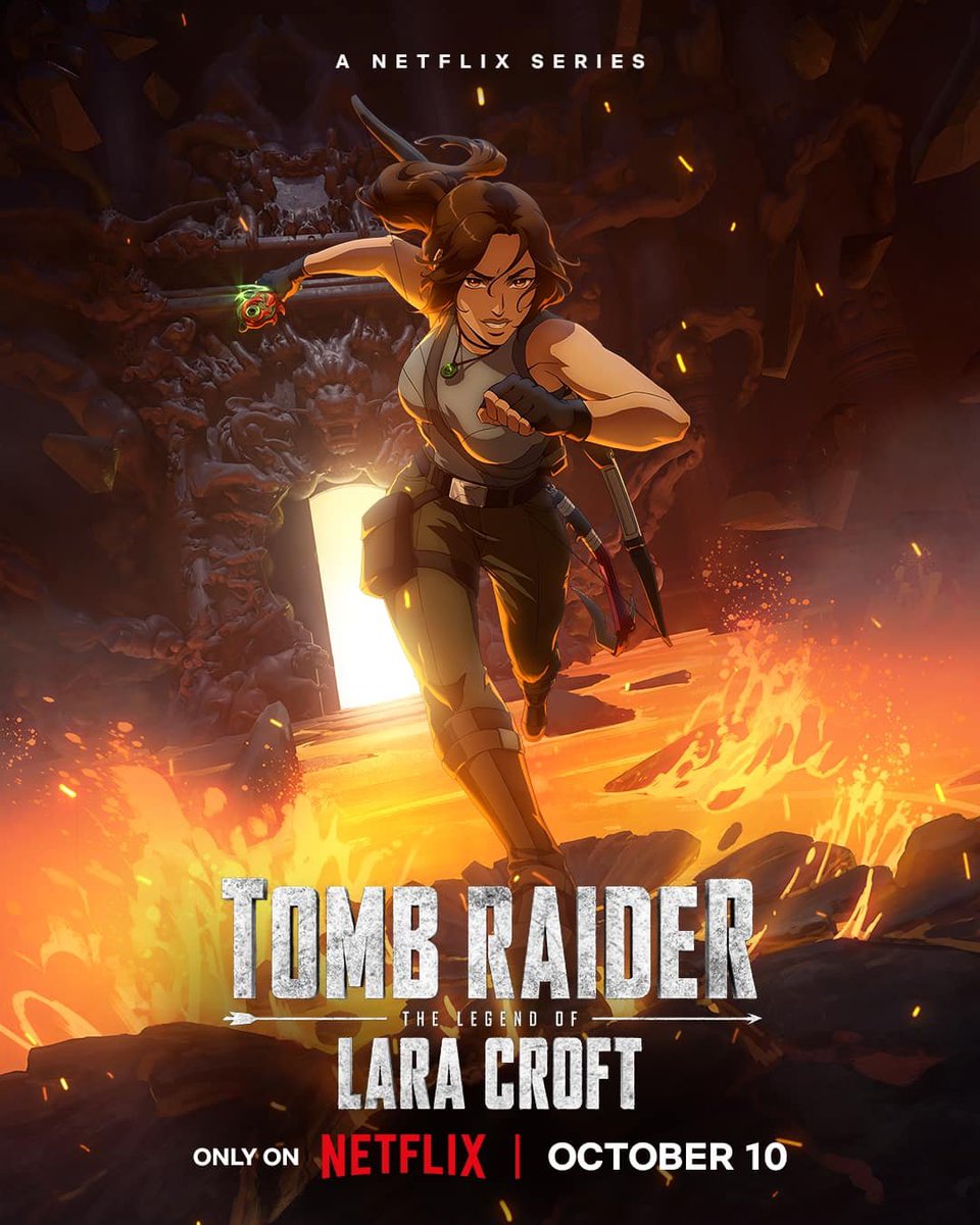 The official trailer for TOMB RAIDER: THE LEGEND OF LARA CROFT is dropping next week at Netflix Geeked Week