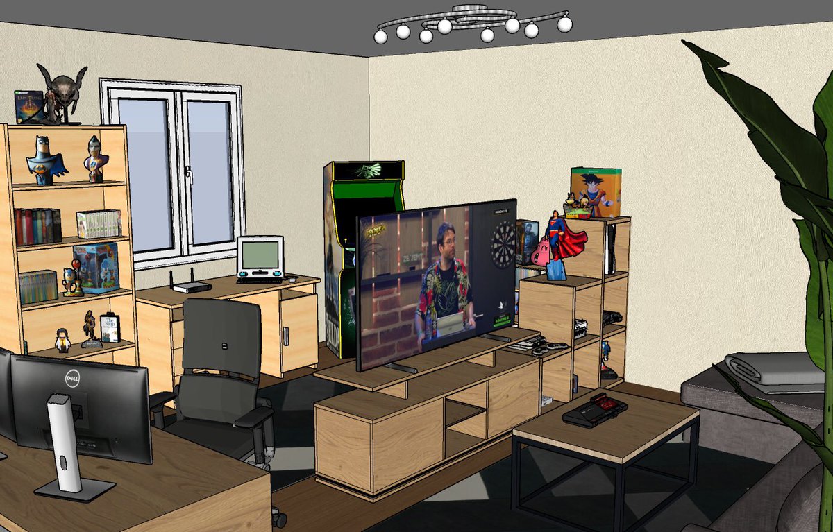 Rotary_san's tweet photo. Un exemple d’agencement pour ton décor de stream fait pendant le zevent c’est à retravailler mais ça peut donner une idée @Frederic_Molas https://t.co/pbyw1IaEEI