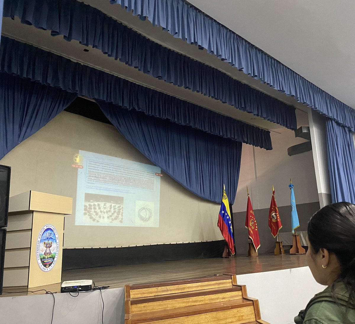 #12Sep II Cumpliendo Instrucciones del GD. Ángel Daniel Balestrini Jaramillo, Cmdte. de la Zodi N°44 Aragua, se realizó proyección audiovisual de la conferencia dictada por el Dr. Samuel Moncada, Representante permanente de la República Bolivariana de Venezuela ante la ONU.