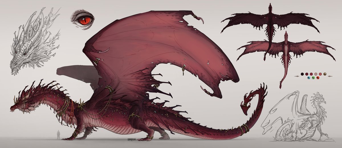 Dragon concept for Skylarky8! 🔥