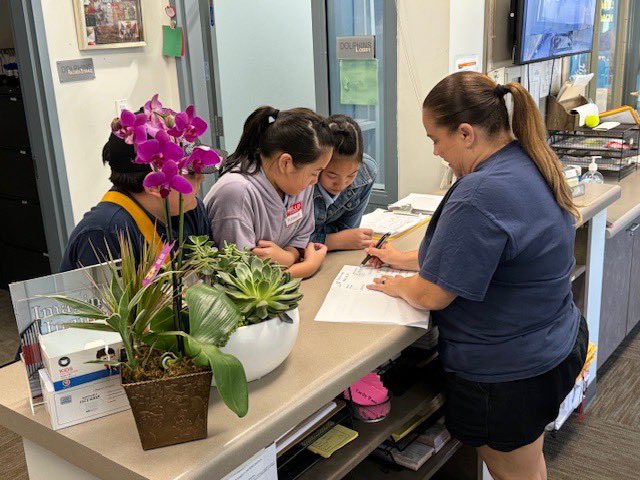HollyDolphins's tweet photo. #TBT Let’s throw it back to the first weeks at Holly Avenue when our new students had lunch with the school councilors &amp; @toaklandAUSD! They ate lunch, learned some Holly fun facts &amp; went on a scavenger hunt to get to know other trusted grown-ups at school! 🏫 @ArcadiaUnified https://t.co/TQFidkht61