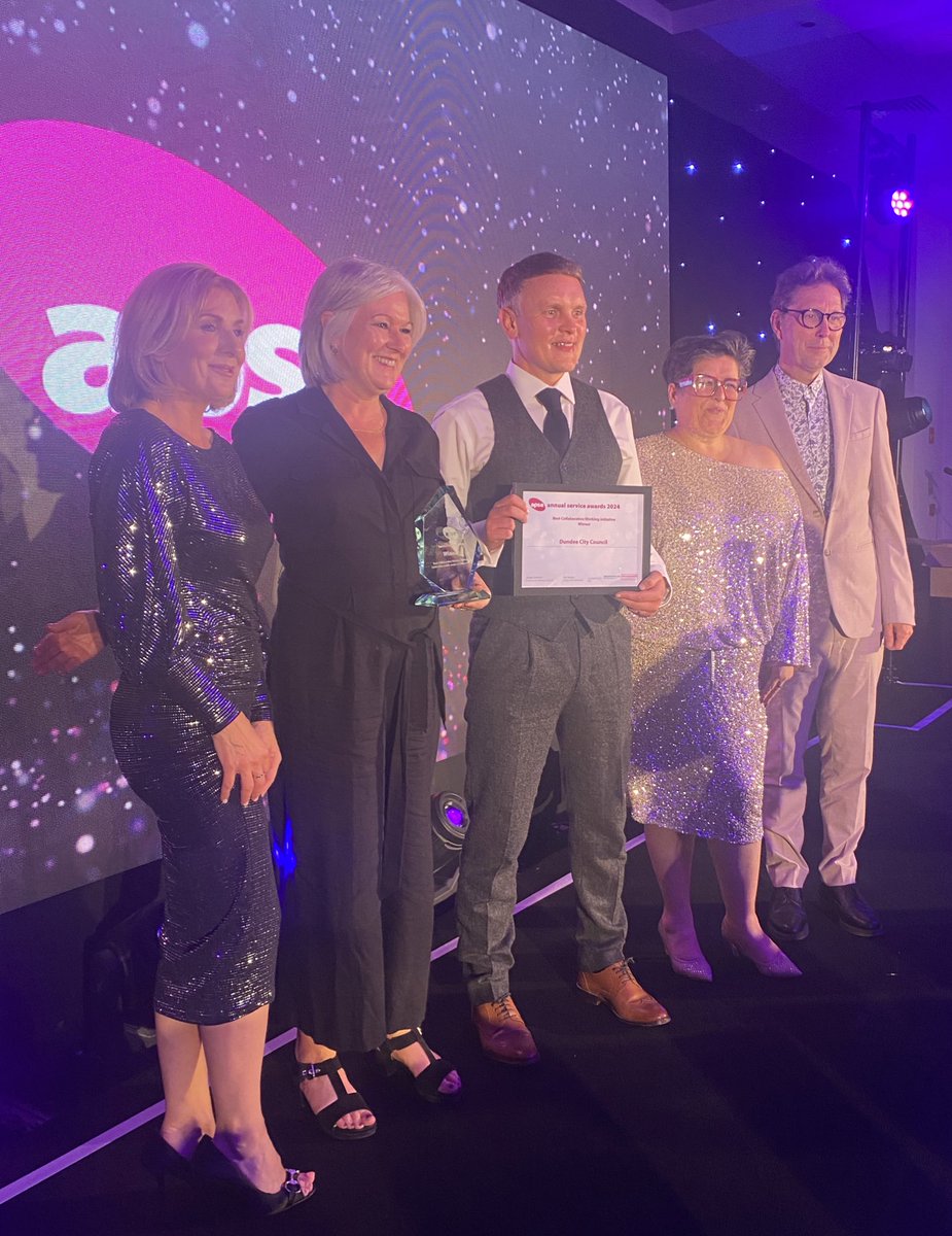apseevents's tweet photo. Winner of Best Collaborative Working Initiative is...

Dundee City Council @dundeecity

Congratulations! #apse24

A big thank you to @StaffsUni for kindly sponsoring this category https://t.co/0gzjLNBDcG