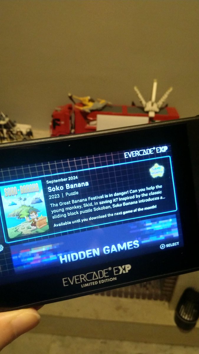 Folks, I'm loving the #Evercade Indie game of the Month! Soko Banana! #Retrogaming