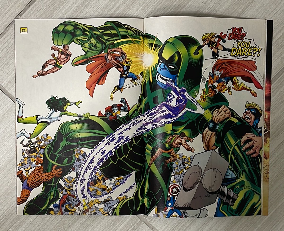rholmes0520's tweet image. Bonus Maximum Security! How bout this two page spread from the final issue featuring everyone vs Ronan!!! By @JerryOrdway and company… #MaximumSecurity #MarvelComics #comics @comicfoil