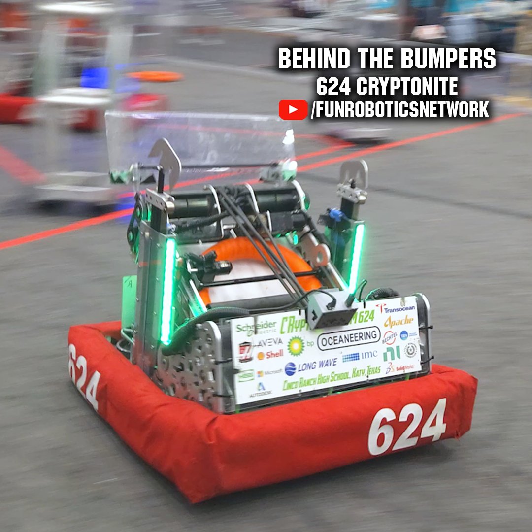 Watch: youtu.be/HCy76mpmnhU | 624 CRyptonite has an incredible performance in the CRESCENDO season! They have brought a really fast compact robot that is able to dominate the field with their incredible vision system and autos.