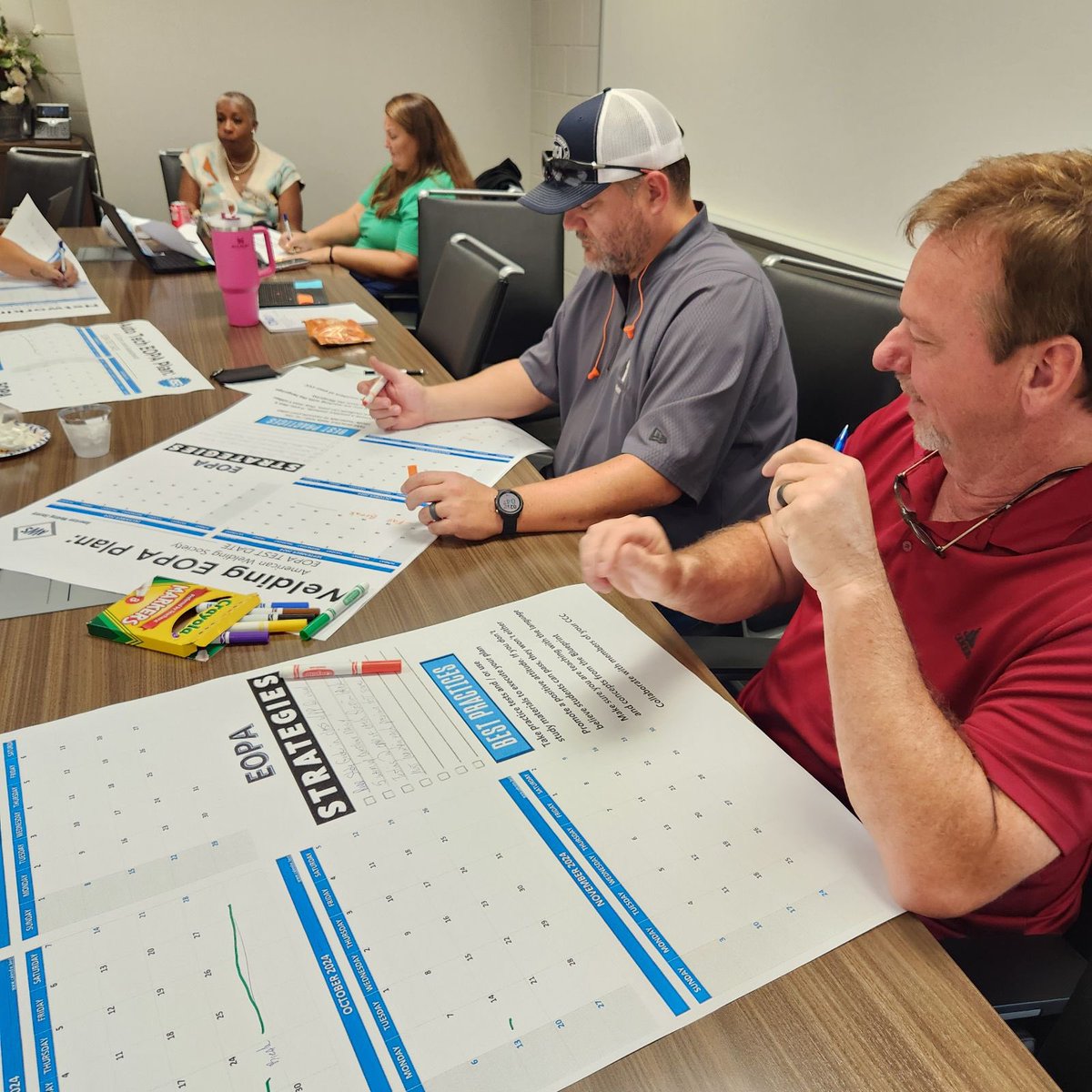 DecuirDr's tweet image. CITA EOPA workshop. Sharing Best Practices and Developing Plans. Credentials Matter! @cita_ccsd @Cita_CG @CobbCtae  @GeorgiaCTAE #CTAEdelivers @ALDCOBB1 #doingdriveslearning