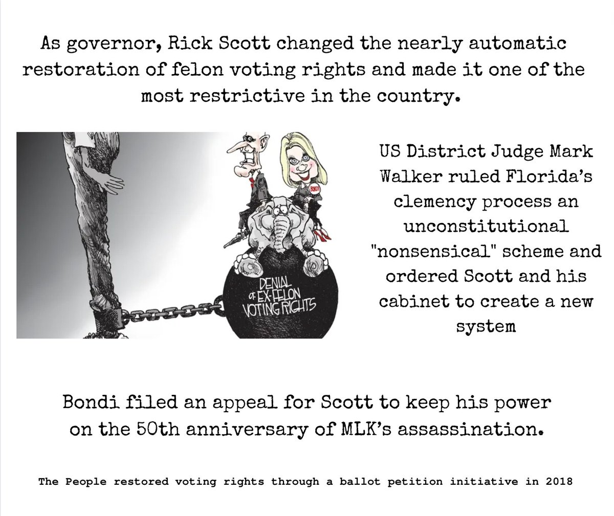 DemsKeys's tweet image. Something in Tallahassee smells skunky and it's not #YesOn3. Another people's ballot initiative, this one already in the state constitution, is being challenged.

The Fair Districts Amendment was in the way of DeSantis' illegal mapping.

Rick Scott's lawfare gymnastics of…