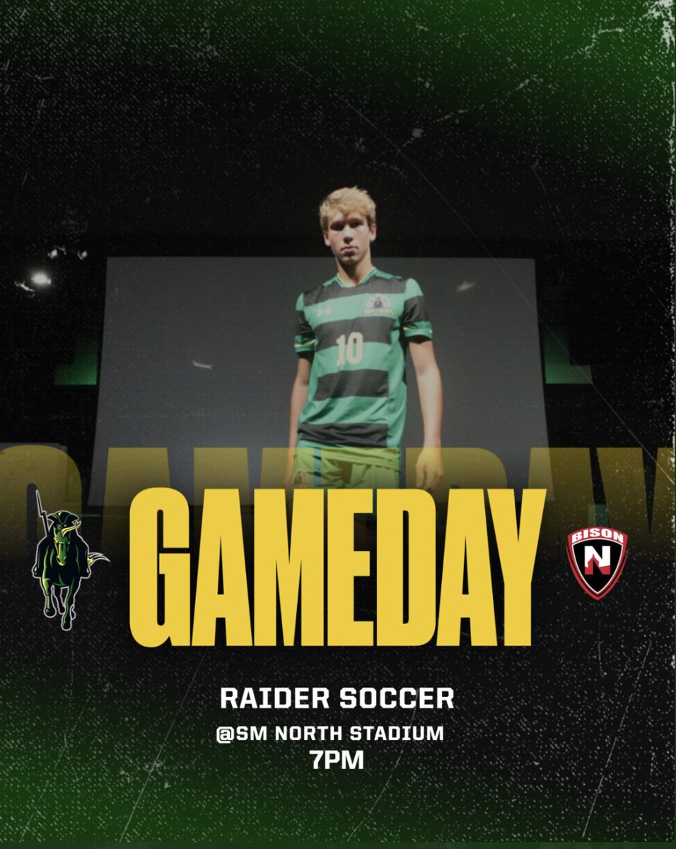 RaiderFutbol's tweet image. Raiders your Varsity looks to improve to 4-0 on the season! Come out to Shawnee Mission North to support the boys.

JV plays at 5pm and Varsity plays at 7pm

#SouthStrong
#RevengeTour