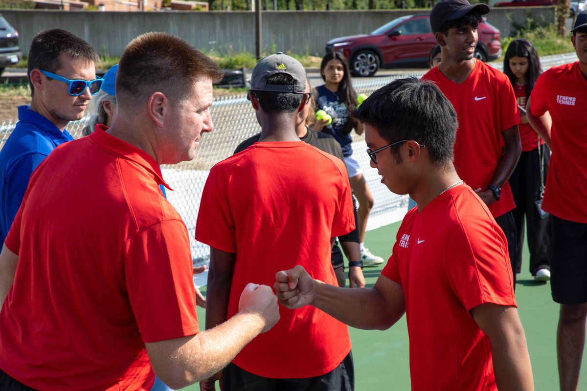 We are excited to announce the grand opening of our brand-new tennis courts at <a href="/troy_athens/">Troy Athens High School</a>! As the most recent bond project to be completed, our tennis program now has a venue that matches the level of excellence of our tennis athletes from Athens and IA East. <a href="/AHS_Athletics23/">Troy Athens Athletics</a>
