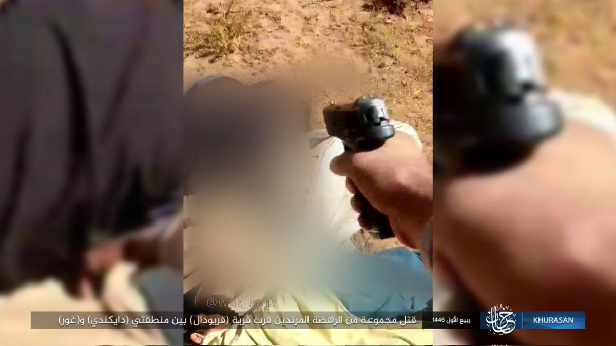 war_noir's tweet image. #Afghanistan 🇦🇫: #ISKP (#ISIS - #Khurasan) militants killed Shiite pilgrims on their way from #Karbala (#Iraq) in Ghor Province.

ISKP militants were armed with a #Romania-made 🇷🇴 PM md. 63 assault rifle and a Smith &amp;amp; Wesson SW9VE pistol (former #USA /#NATO weapon).
