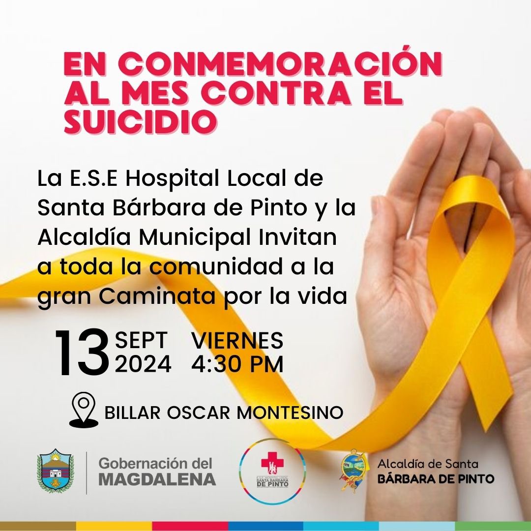 EseHPinto's tweet photo. ¡Comunidad Pinteña!

Extendemos la invitación a la Gran Caminata por la Vida, que se llevará a cabo bajo la estrategia 'Tu mano, mi mano, nuestras manos, todas las manos'. Con el propósito de conmemorar a las personas que han perdido la batalla. https://t.co/ze2WbYj8Fg