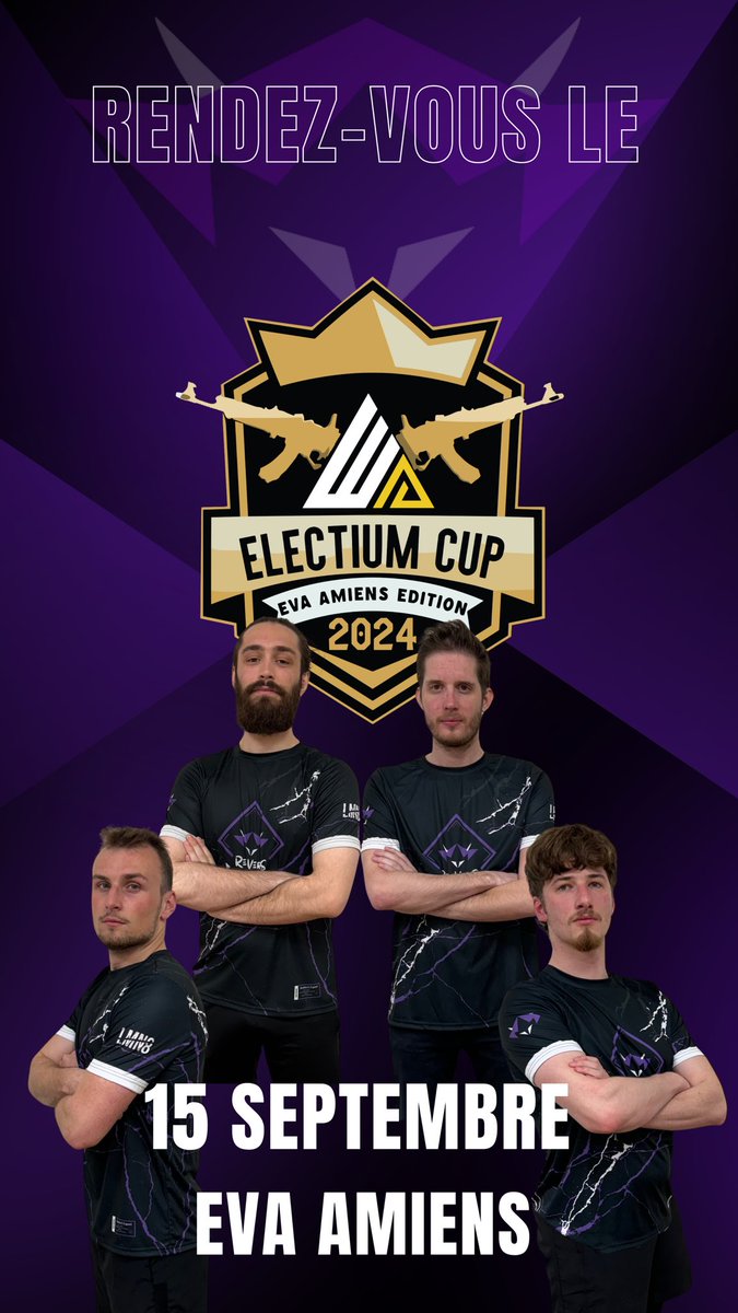 Rendez-vous dimanche pour l’Electium cup à EVA Amiens ! 📅