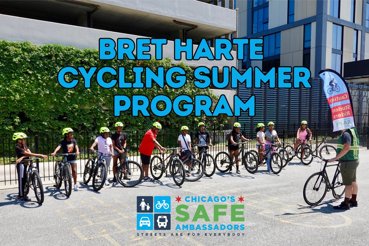 ChicagoSafe's tweet image. We had an amazing time leading a cycling program at Bret Harte Elementary! Over 4 weeks, we taught beginners to ride and helped experienced riders sharpen their skills.
Big thanks to @OutrideBike for their support through the Riding for Focus program, providing bikes and helmets!
