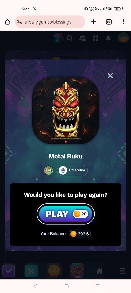 michaelize_KIND's tweet photo. Don't sleep on @TriballyGames test your luck guyssss whooo!!!

Thank you @TriballyGames !!!🫰💖 https://t.co/DvnKulDWuT