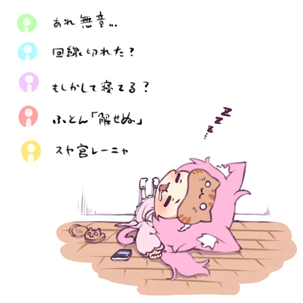 L字になってるひめみ
#レニャート 