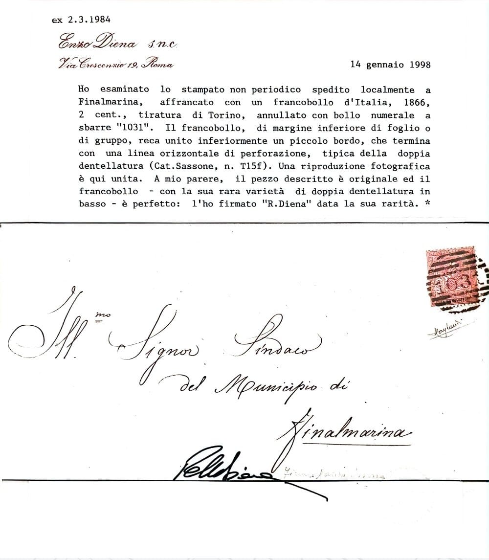 EnzoDienasrl's tweet photo. UN #CERTIFICATO A SETTIMANA 372 Continua su https://t.co/BlFt6jDbmD #filatelia #philately #stamp #francobollo #briefmarken #sello #timbre #diena #enzodiena #rare #rarity #rarita #expertize #perizia #perforation #doppia #double #granderarita #finalmarina #delarue #italy #italia https://t.co/byuVtKpb1k