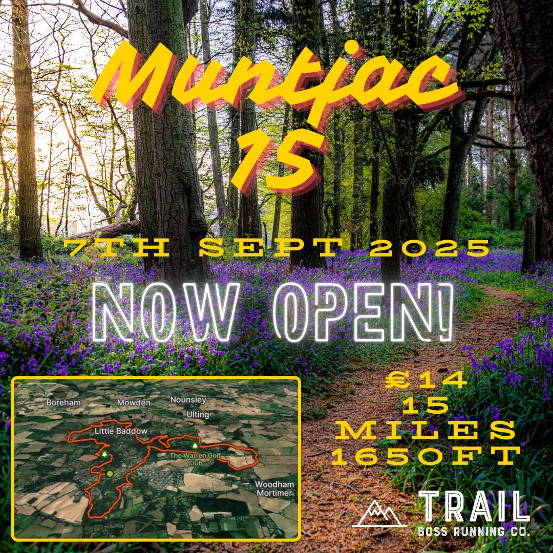 Now open for 2025! Sign up @ trailbossrunning.co.uk