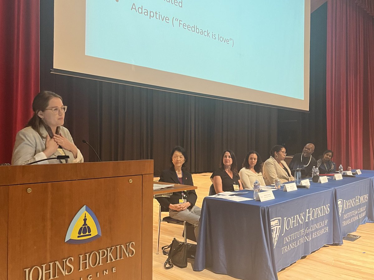 ictrjhu's tweet photo. Grateful to ⁦@nihceal⁩ #iHeardBaltimore partner Alexis Marsh ⁦@iheard_stl⁩ ⁦@WUSTL⁩ for sharing innovative digital surveillance⁩ project to #CTSA reps at the ⁦@ictrjhu⁩ symposium. 👏🏽👏🏽#CEAL_DMV #dissemination https://t.co/tbdVclJKLJ