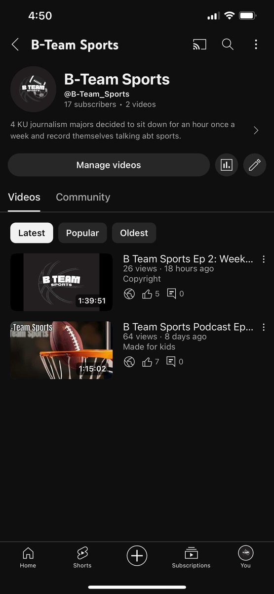 The best podcast ever made is now on Spotify!!!
Please give the Pod a listen and let us know what you think. Its out on Spotify and YouTube.
Also follow us on instagram!!!
Here's the Linktree: linktr.ee/bteamsports?ut…