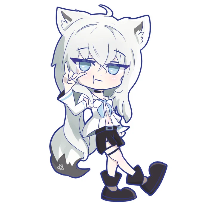 おはよーございます(๑ᴖ◡ᴖ๑)#白上フブキ #hololive #illustration 