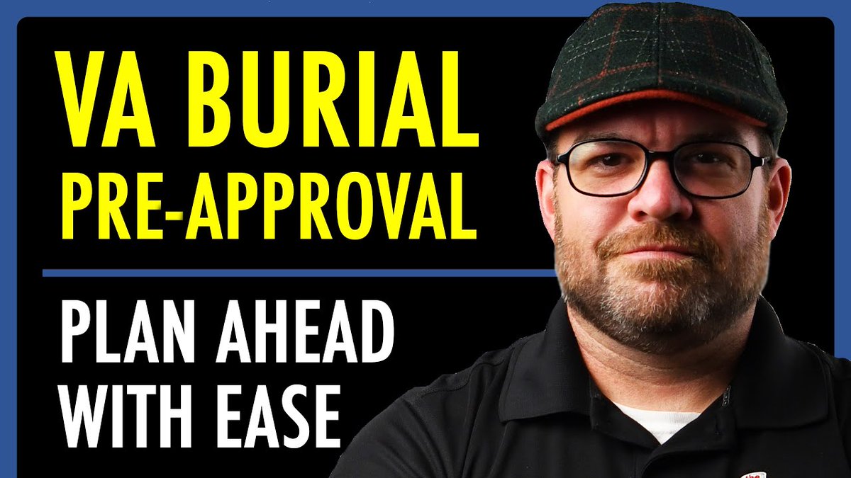 DeptVetAffairs's tweet photo. In this episode of theSITREP, Paul discusses how Veterans and their family can apply for and receive prior approval, for VA Burial benefits, using VA's pre-need process.  
Learn more here:
https://t.co/qudpZvzwhg https://t.co/CUZx6Vp87V