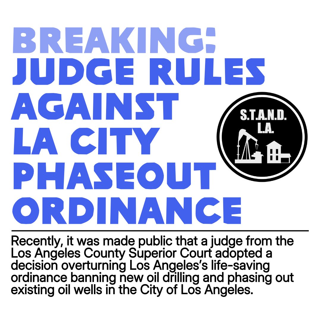 Such a set-back for anyone who cares about breathing, health, &amp; the climate crisis. We will ultimately win--why doesn't this dinosaur of an industry see the writing on the wall and work with us, ideally before it is too late? #NoDrillingWhereWereLiving laist.com/news/climate-e…