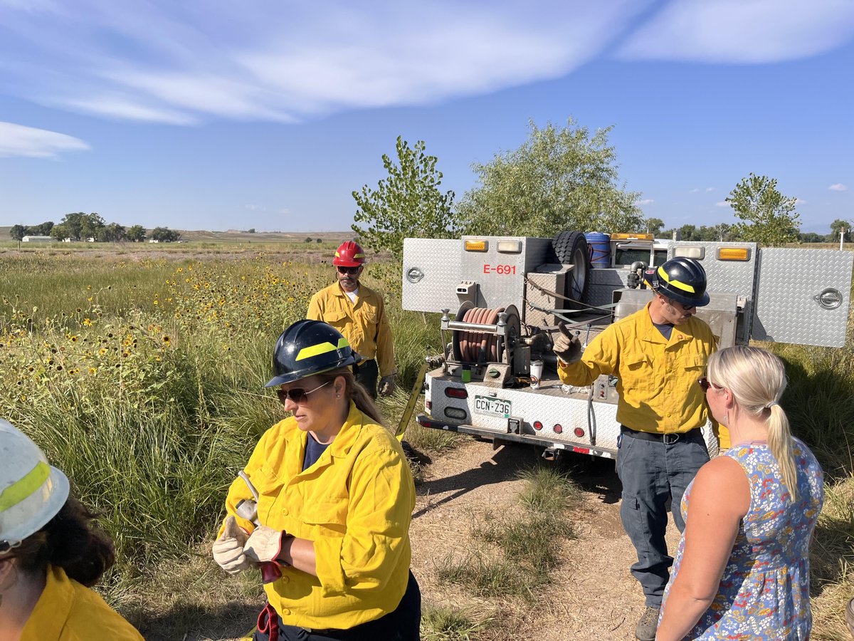 1st 'Why' 2nd 'How'. Today, the 3rd day of the @theemberalliance NOCOTREX seminar hosted at the #PoudreLearningCenter <a href="/greeleyschools/">GreeleyEvansSchools</a>  We evaluated the site and set up stations. Excited to partner with area agencies and <a href="/greeleygov/">City of Greeley, CO</a>  to bring back our riparian landscape!